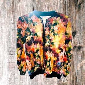 Ultra lightweight floral jacket (M) 🌸🌺🌼